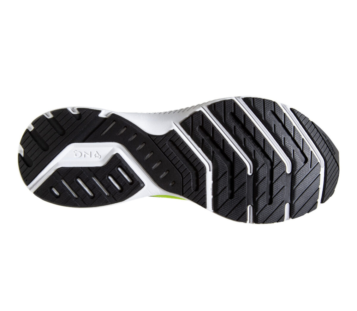 suola scarpa running uomo brooks launch 8 gialla