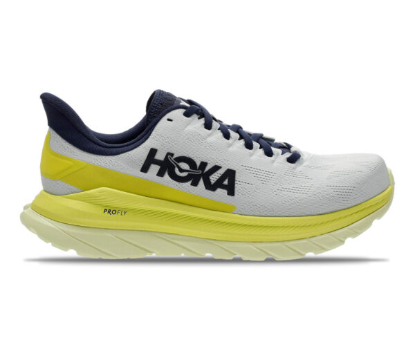 scarpa da running donna hoka mach 4 gialla