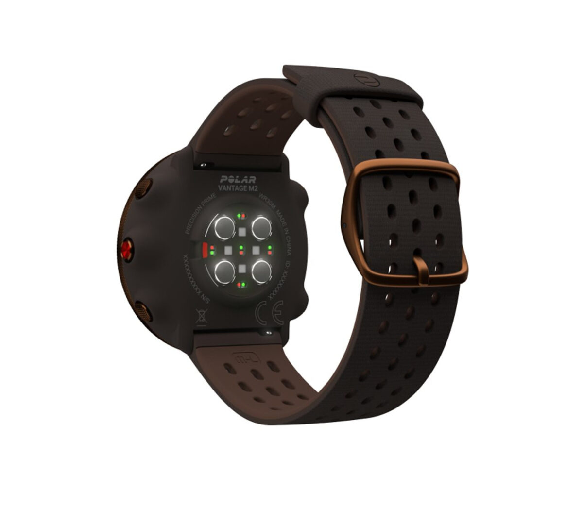 orologio GPS running Polar m2 marron