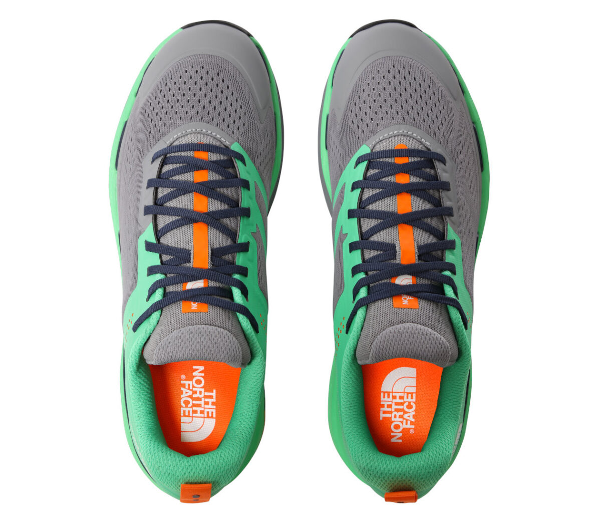 tomaia scarpa da trail running uomo north face flight enduris azzurra