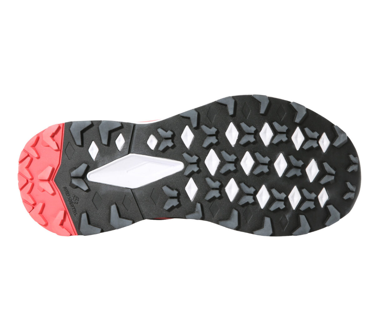 suola grip scarpa da trail running per donna north face vectiv enduris rossa