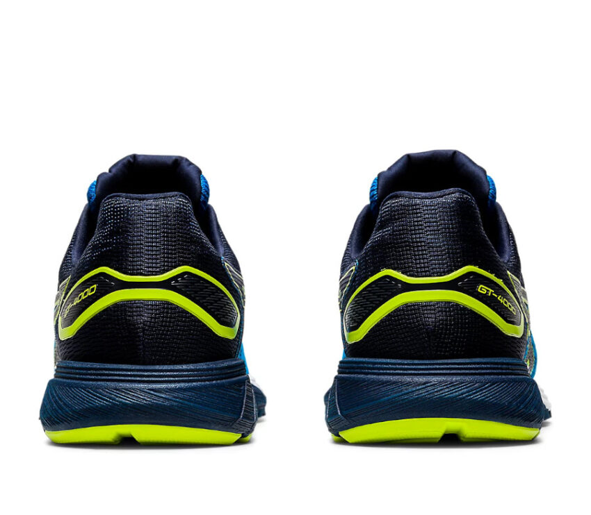 retro coppia scarpe running per pronatori asics gt 2000 4 blu