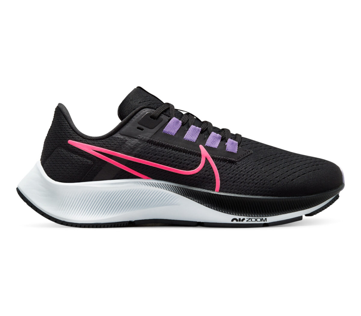 scarpa da running neutra donna nike pegasus 38 nera e rosa