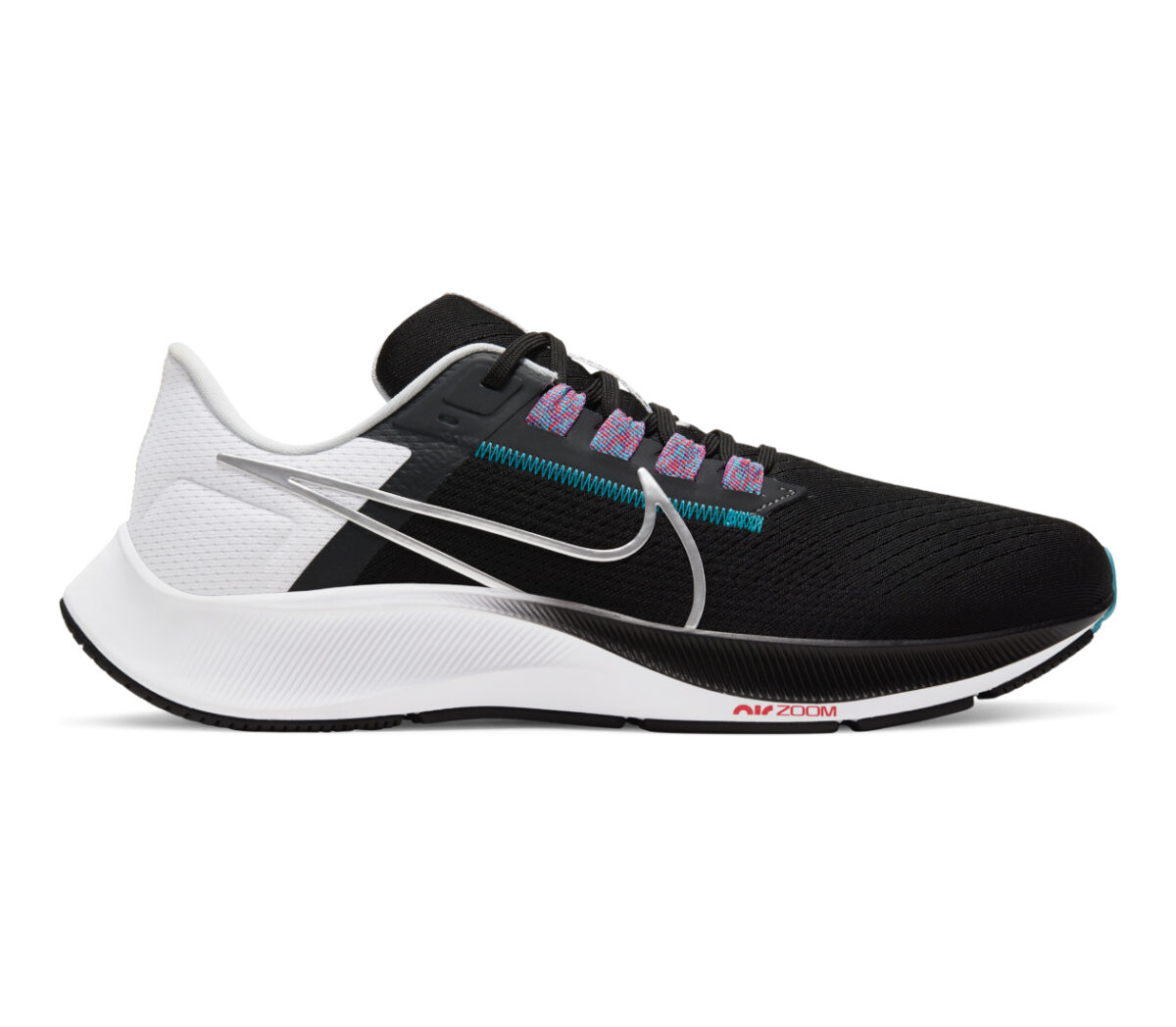 scarpa running uomo nike pegasus 38 nera bianca