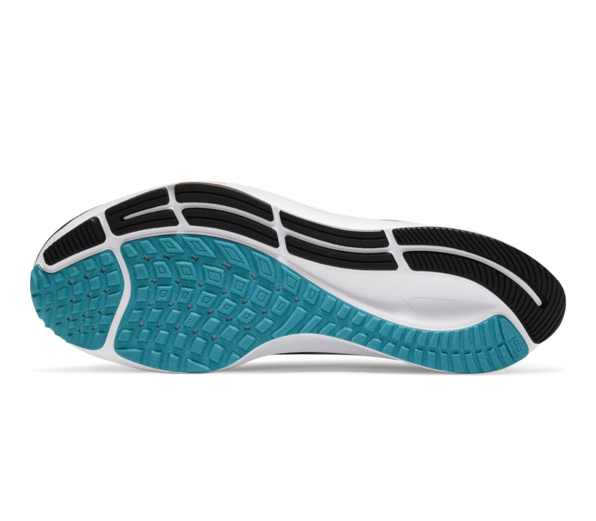 suola scarpa running uomo nike pegasus 38 nera bianca