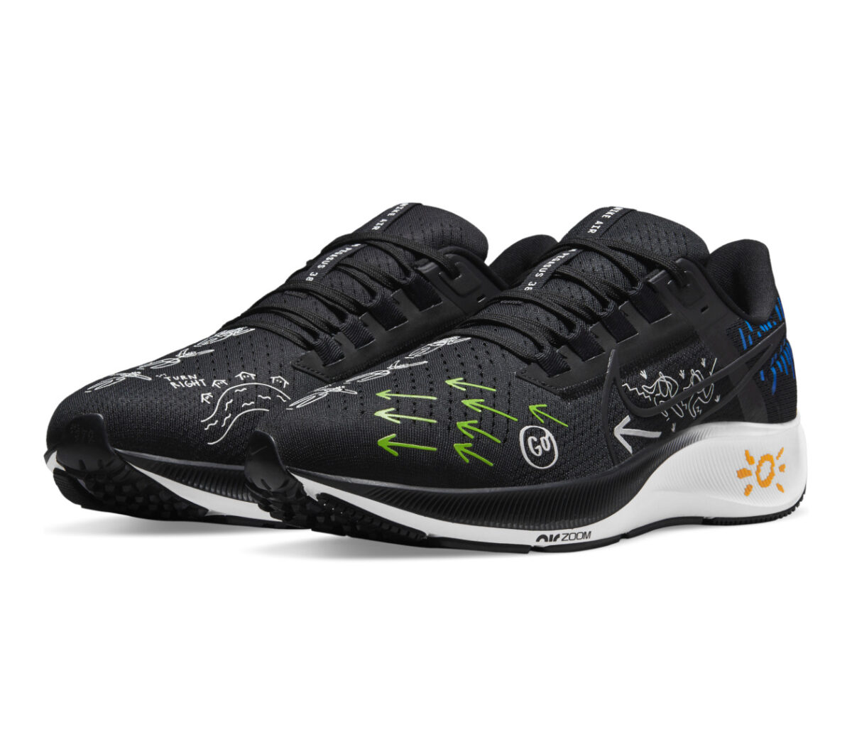 coppia scarpa da running uomo nike air zoom pegasus 38