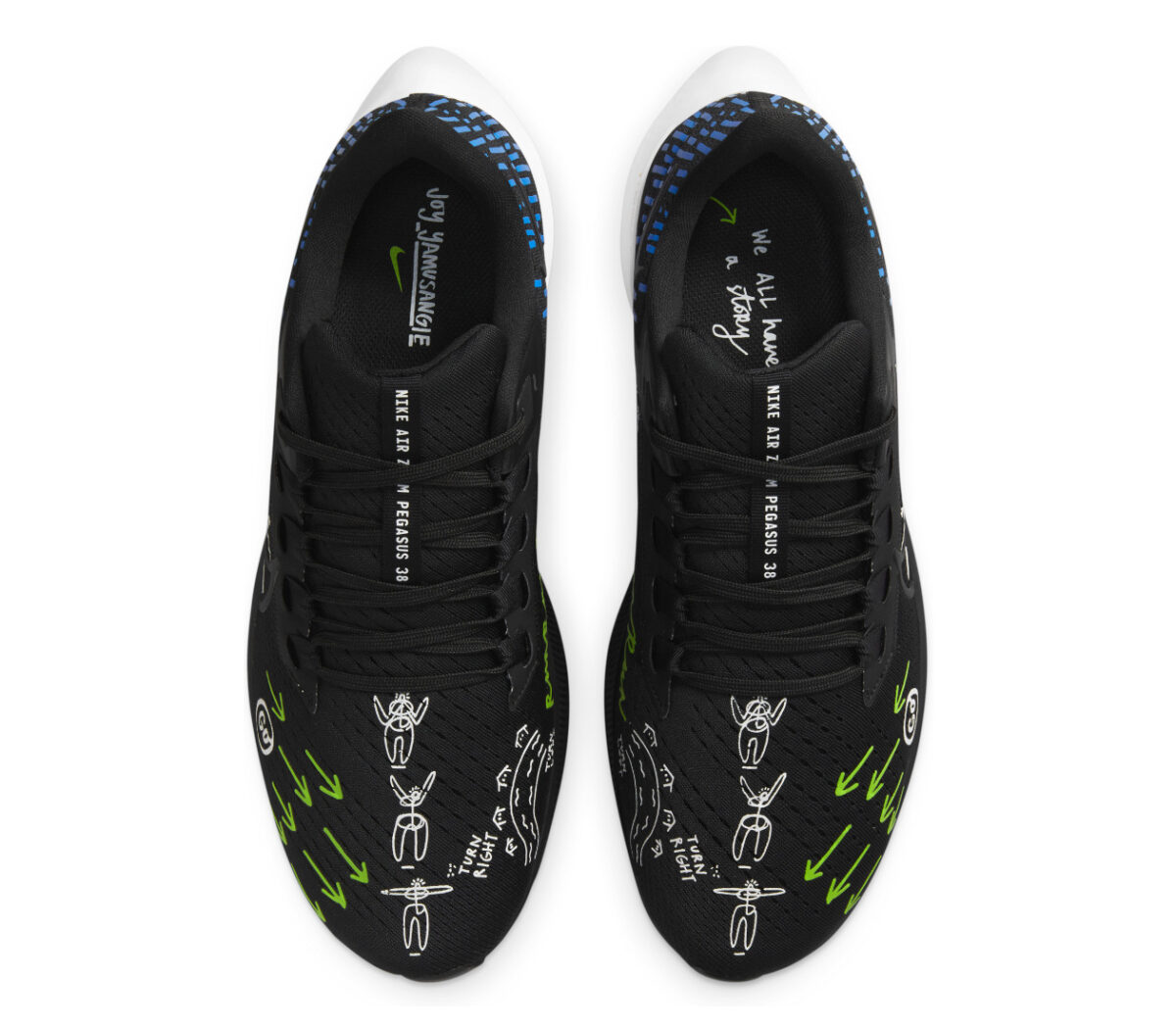 tomaia scarpa da running uomo nike air zoom pegasus 38