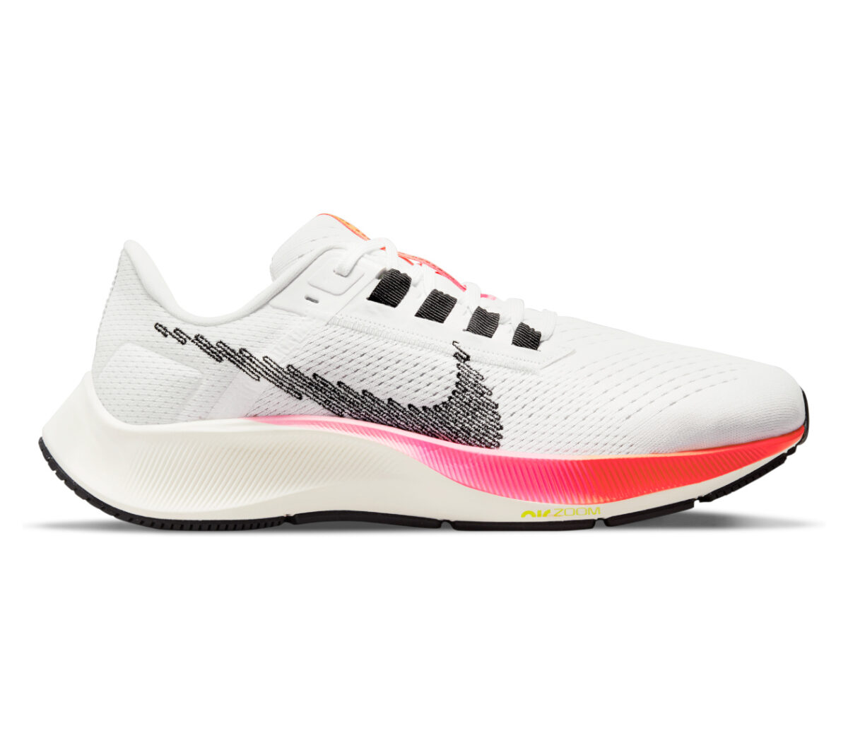 scarpa running donna nike zoom pegasus bianca e rosa