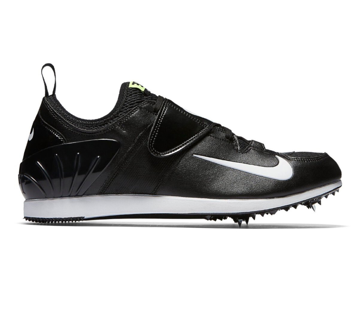 scarpe unisex per il salto con l'asta nike zoom pv 2 nere