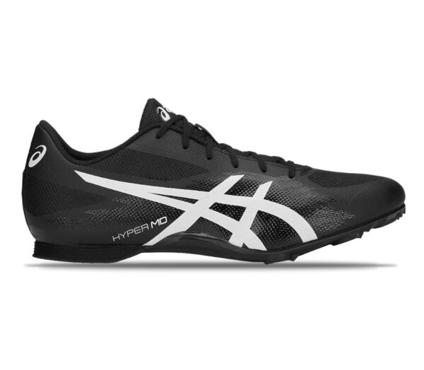 scarpa chiodata pista nera unisex asics hyper md 7