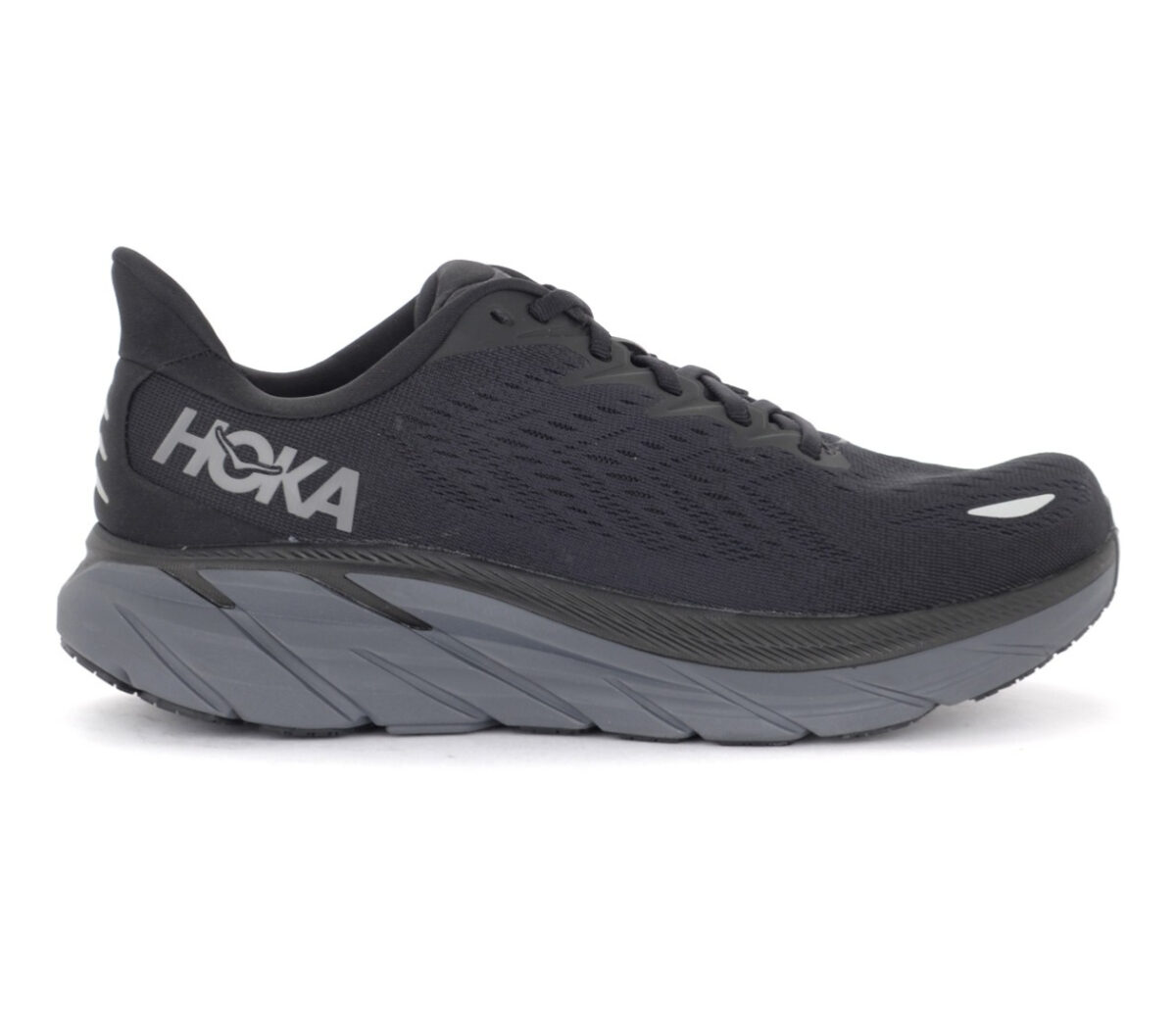 scarpa da running ammortizzata da uomo hoka clifton 8 nera