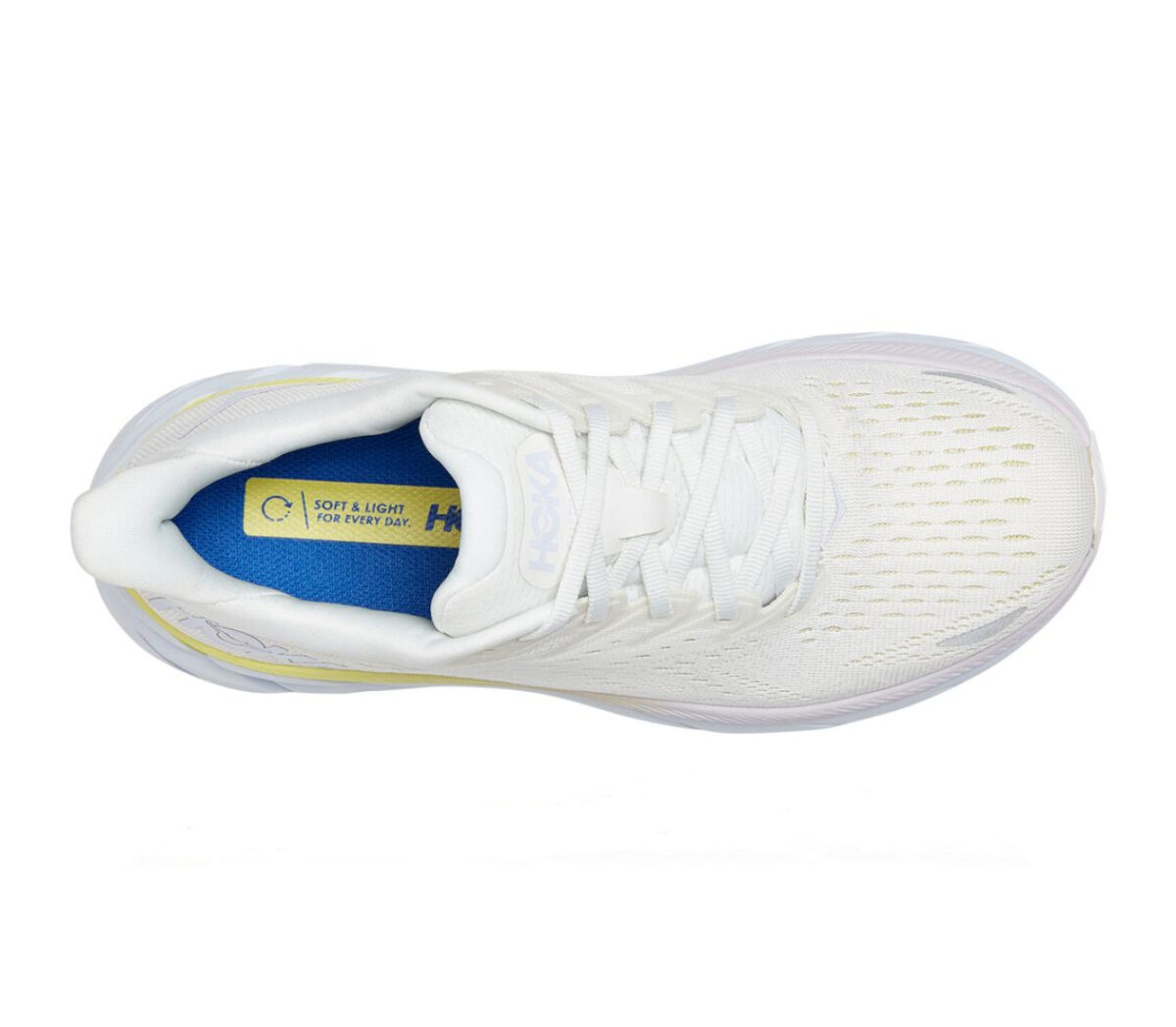 Tomaia Scarpa Hoka One One clifton 8 donnaBLANC DE BLANC / BRIGHT WHITE