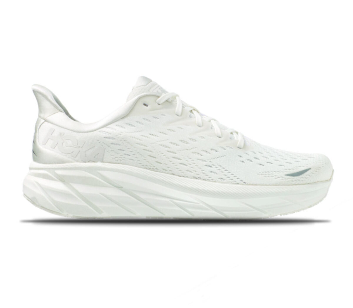 Scarpa Hoka One One clifton 8 donna WHITE / WHITE