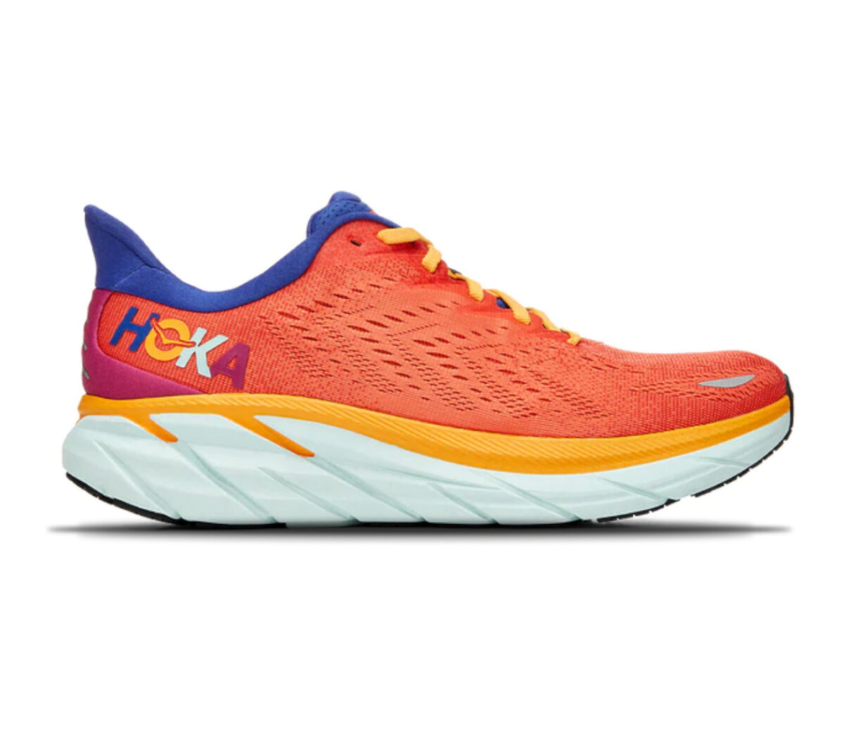 Scarpa Hoka on one clifton 8 uomo arancione