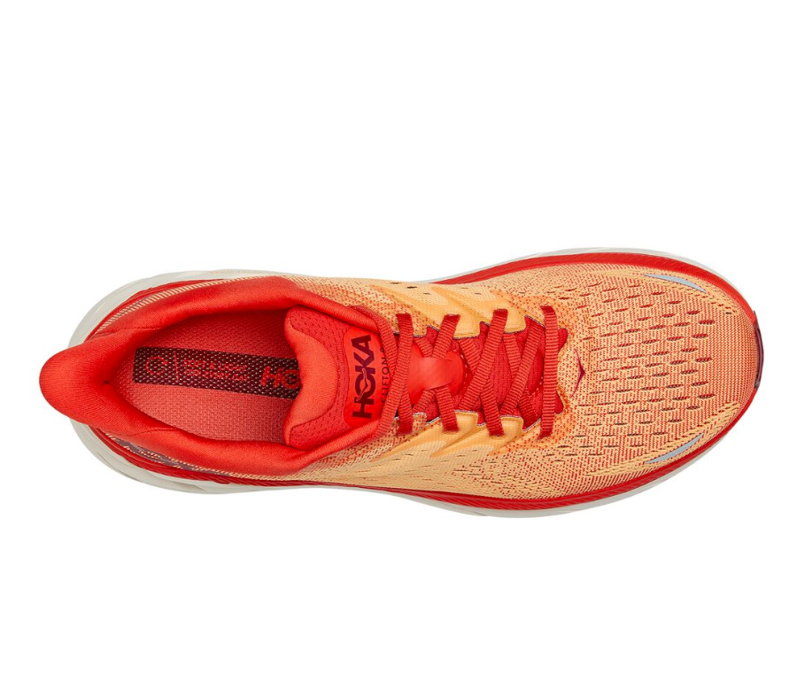 tomaia scarpa da running uomo Hoka Clifton 8 rossa