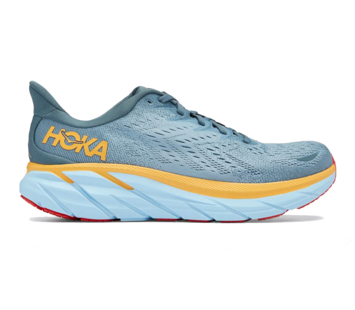Scarpa hoka one one clifton 8 uomo celeste
