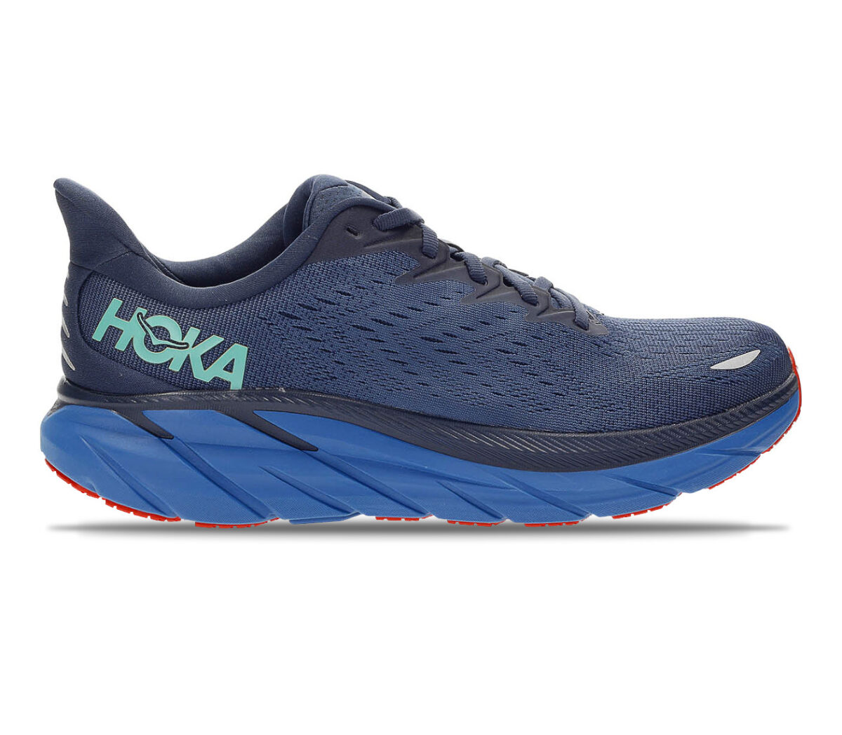 scarpa da running ammortizzata uomo hoka clifton 8 blu