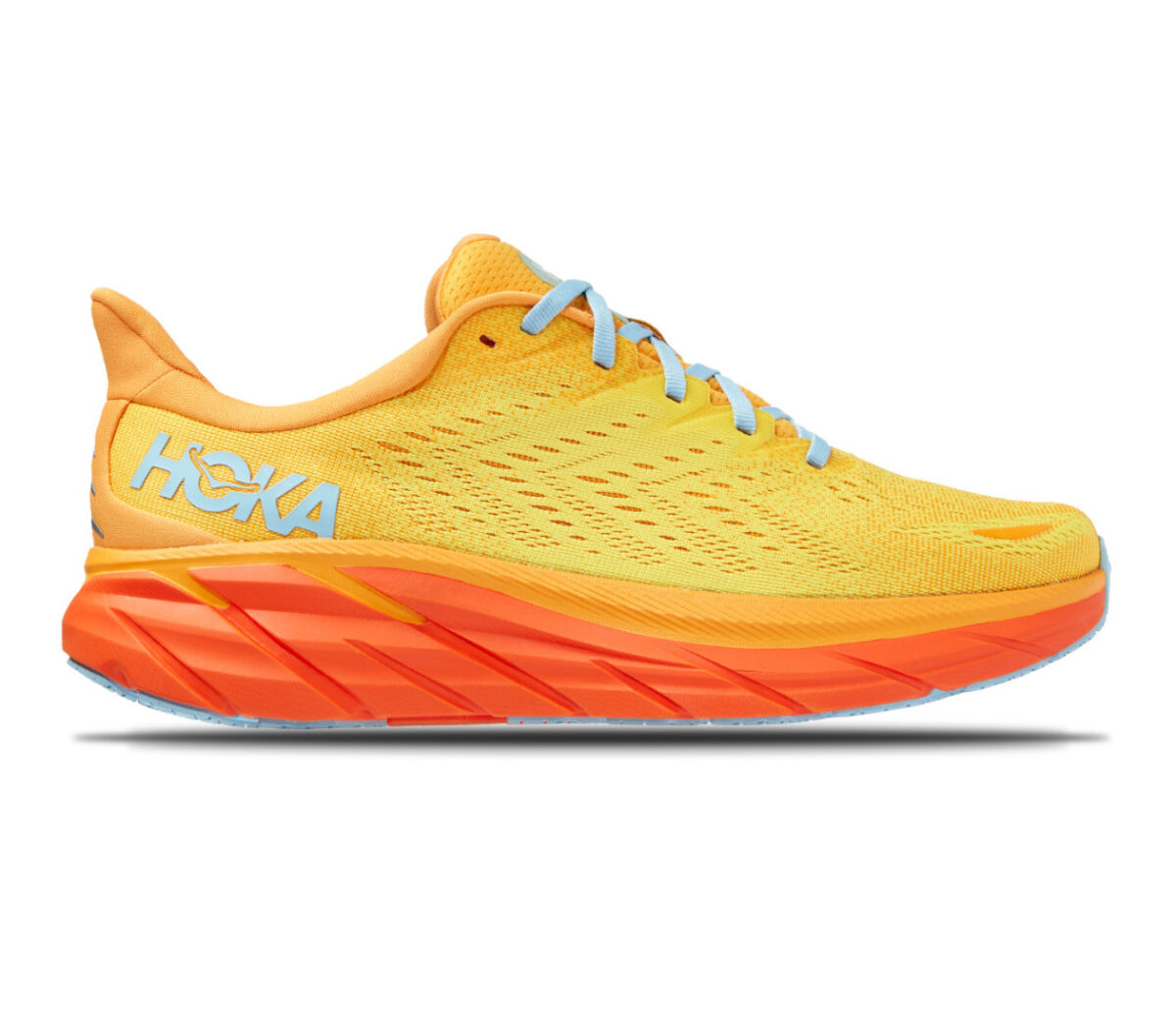 Scarpa hoka one one clifton 8 uomo arancione