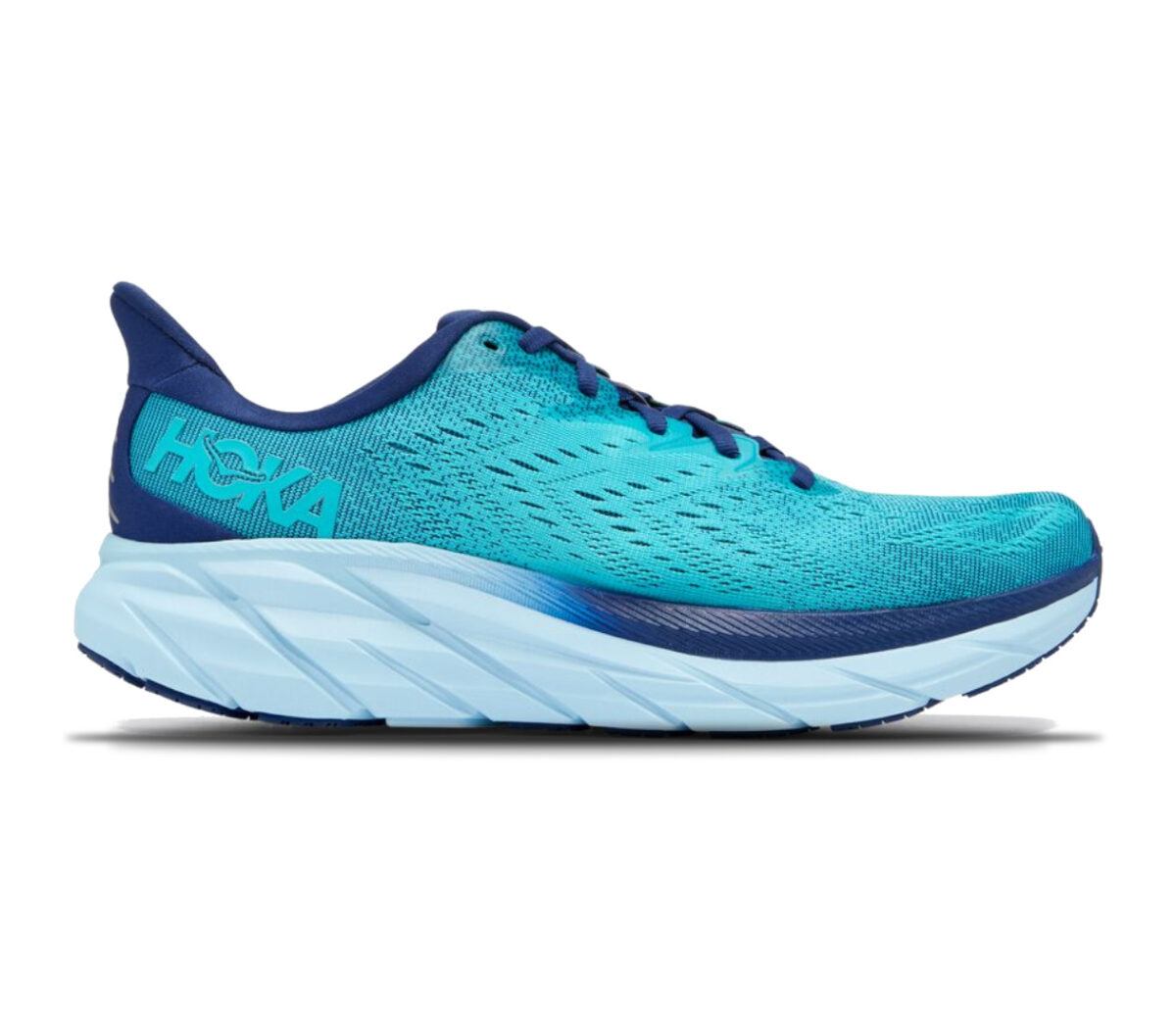 Scarpe hoka on one clifton 8 uomo blu