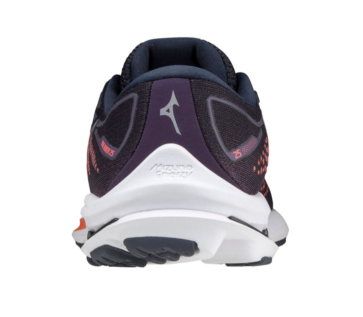 retro scarpa running donna neutra viola mizuno wave rider 25