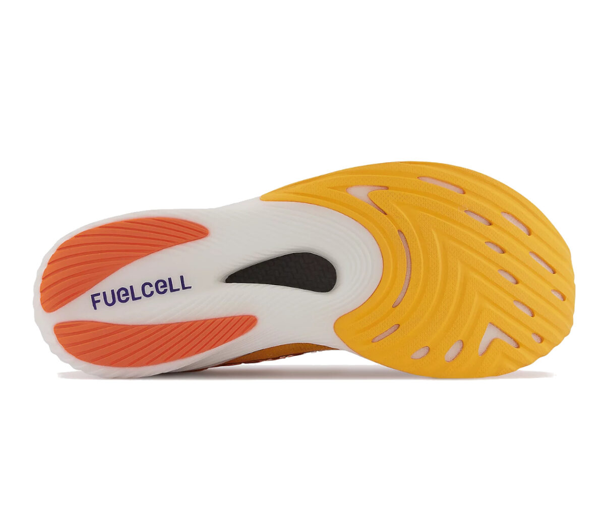 Suola Scarpe new balance fuelcell RC elite 2 uomo Vibrant apricot con magenta pop e victory blue