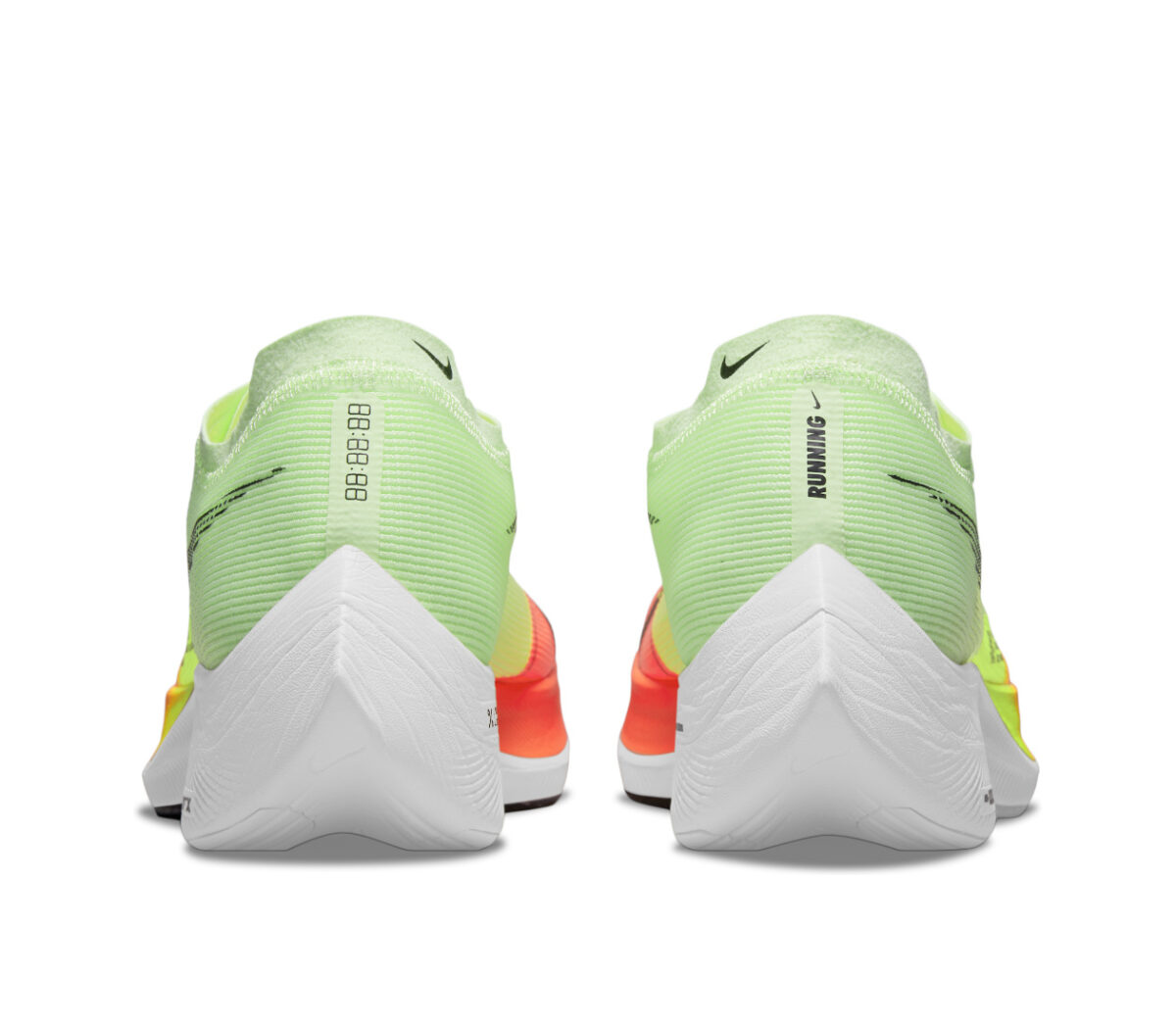 tallone scarpa running fibra di carbonio nike vaporfly next 2 fluo da uomo