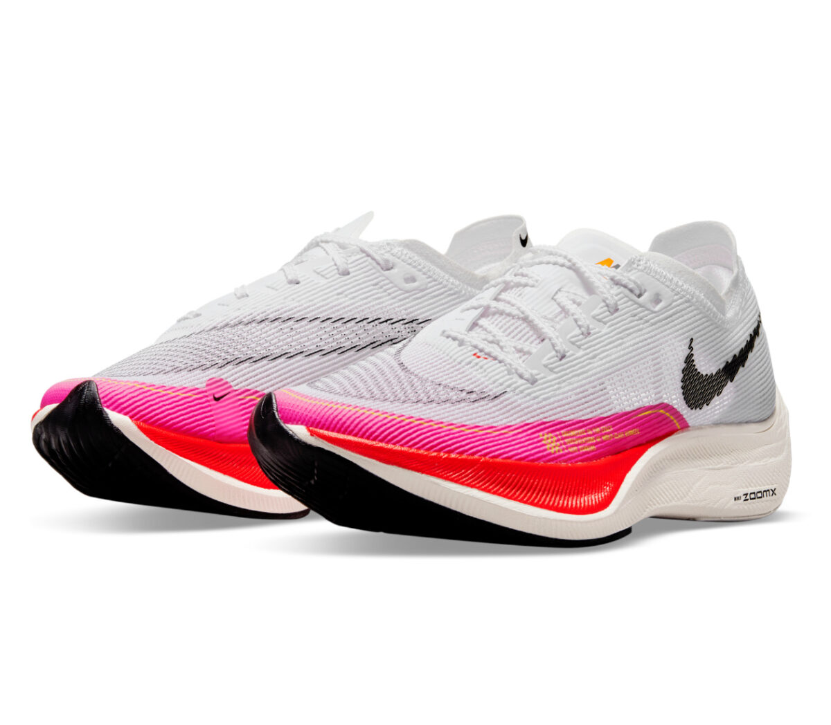 coppia scarpa da running veloce da gara nike vaporfly next donna colore olimpico