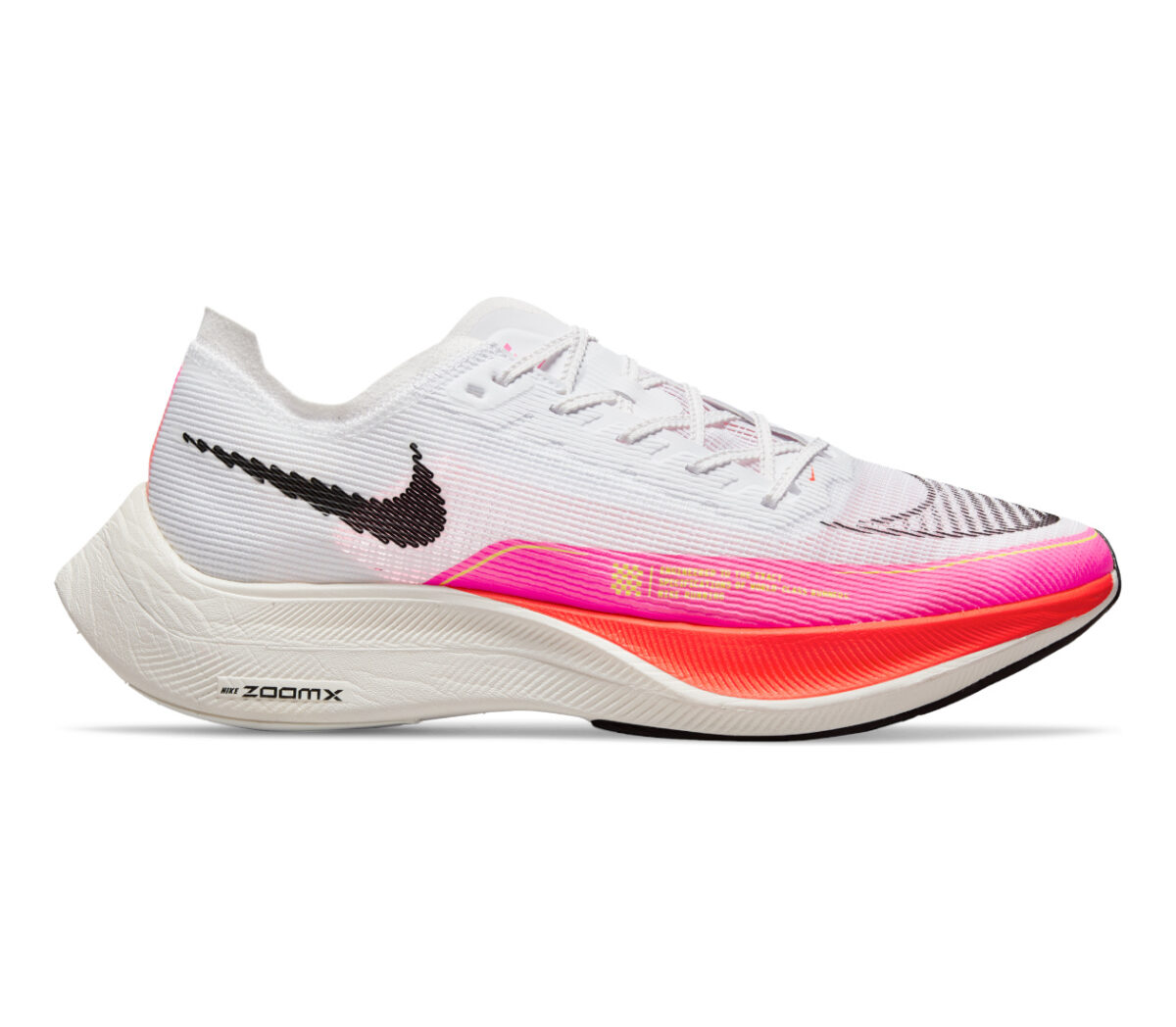 nike zoomx vaporfly 2 next bianche e rosa