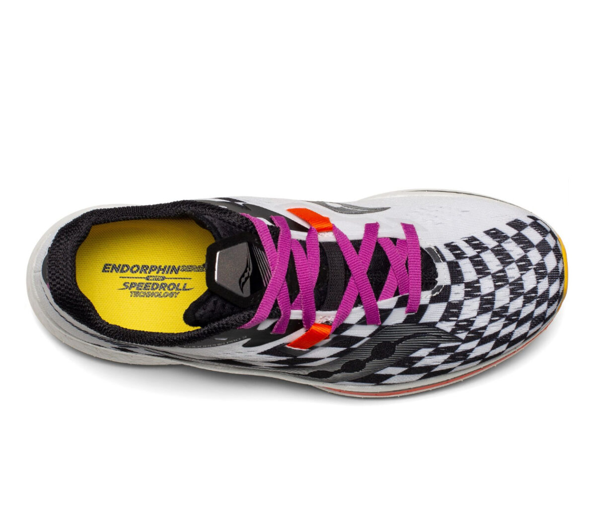 tomaia scarpa da running donna con piastra in fibra di carbonio Saucony endorphin pro 2