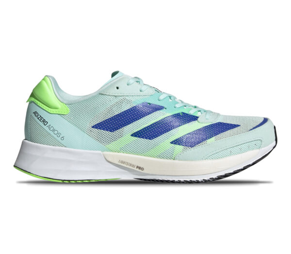 scarpa da running reattiva da donna adios 5 adizero azzurra