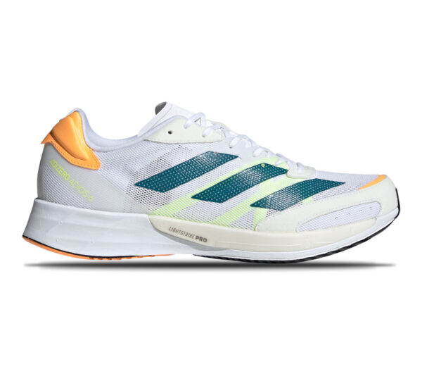 Scarpa adidas adizero adios 6 donna bianca arancione