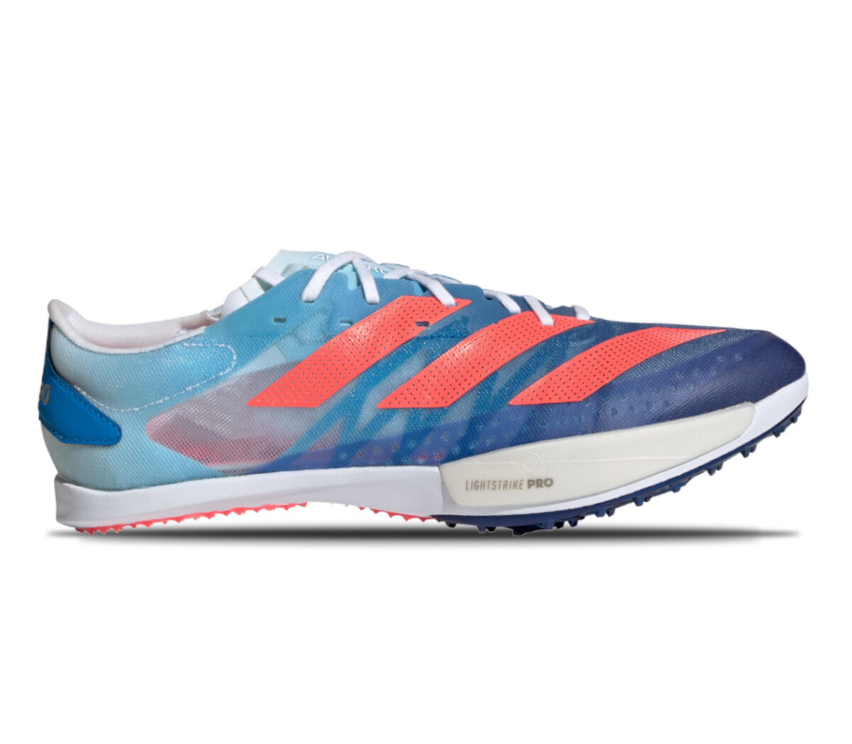 scarpa da mezzofondo unisex adidas ambition blu e rosa