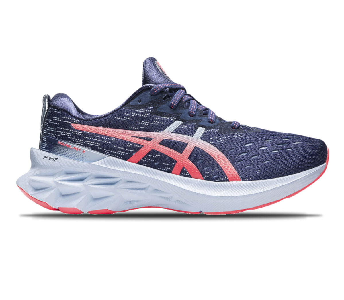 scarpe reattive running da donna asics novablast 2 viola