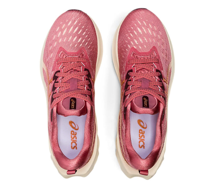 tomaia scarpa da running donna asics novablast 2 rosa