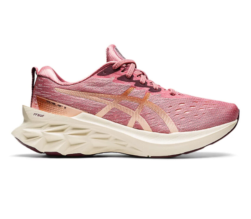 scarpa da running donna asics novablast 2 rosa