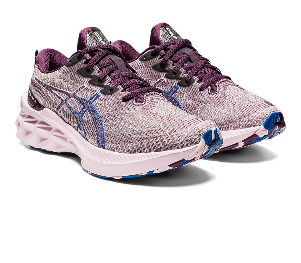 Coppia Scarpa asics novablast 2 donna Deep Plum/Barely Rose