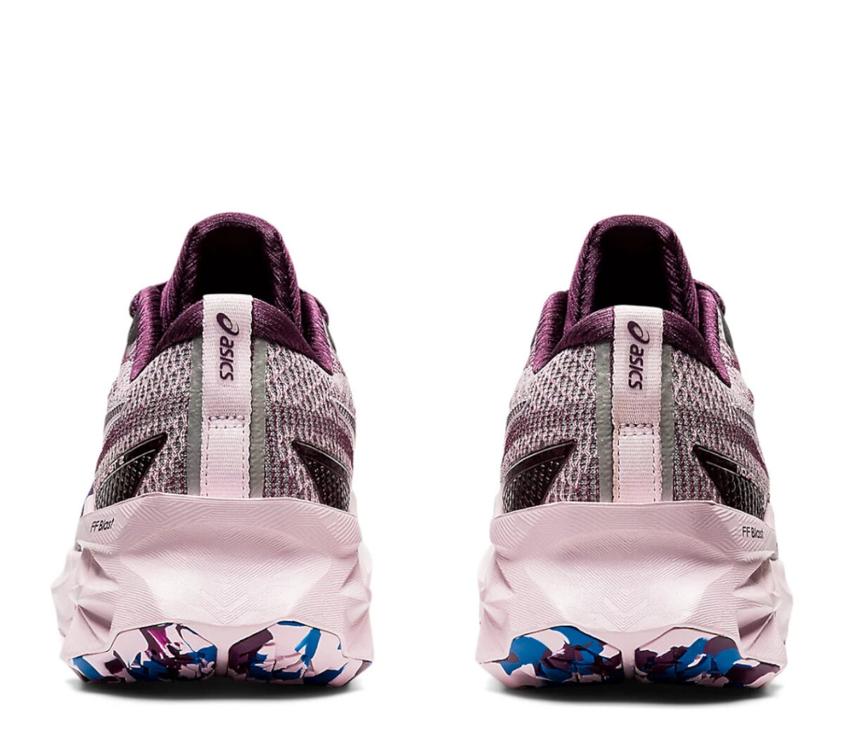 Retro Scarpa asics novablast 2 donna Deep Plum/Barely Rose