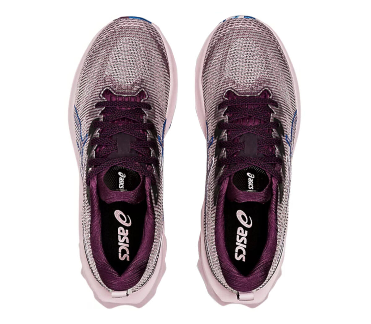 Tomaia Scarpa asics novablast 2 donna Deep Plum/Barely Rose