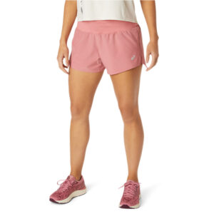 pantaloncini da running donna asics rosa