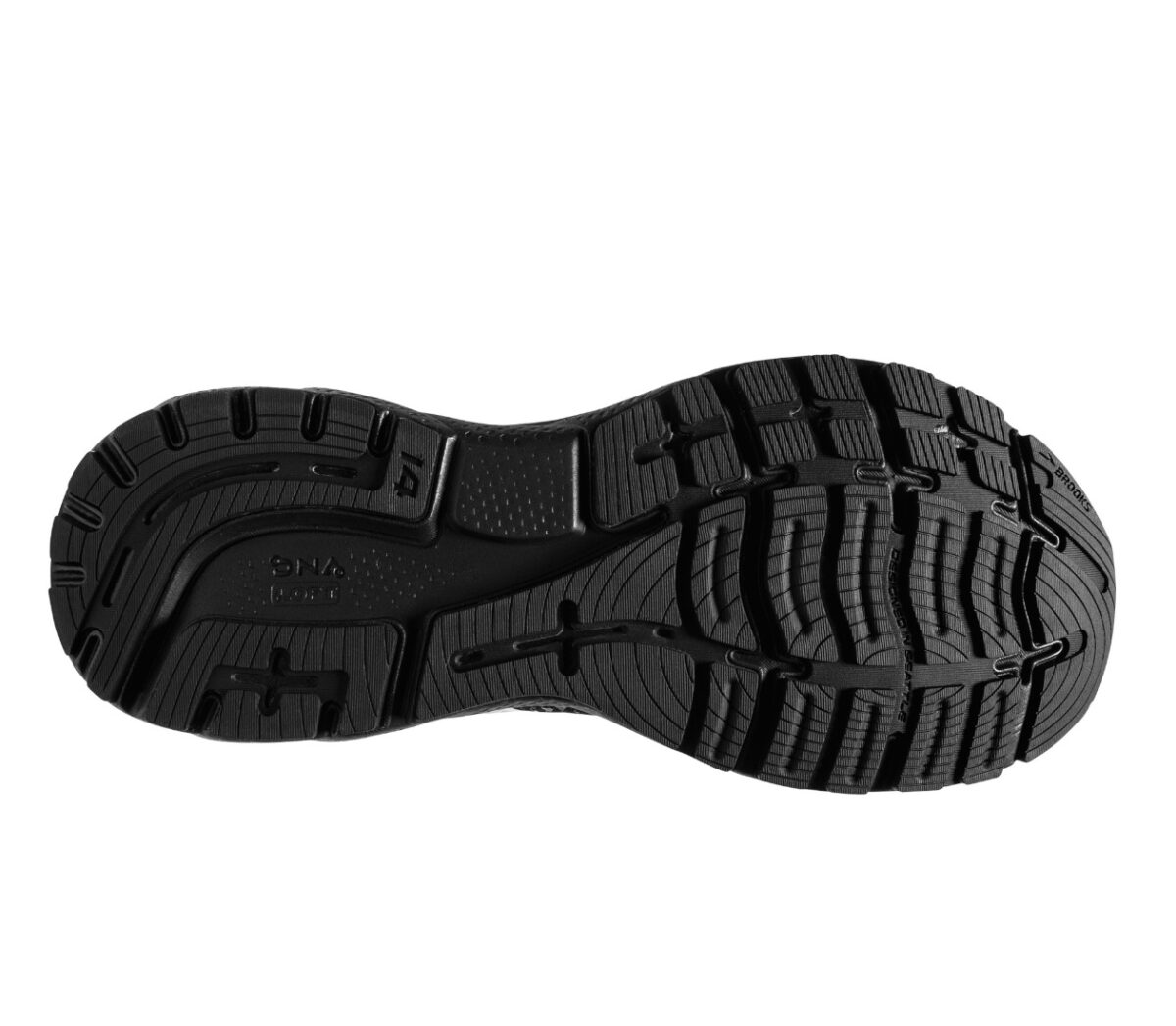 suola scarpa running donna brooks ghost nera