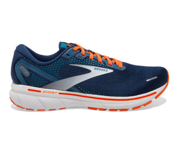 Scarpa Brooks ghost 14 uomo blu arancio