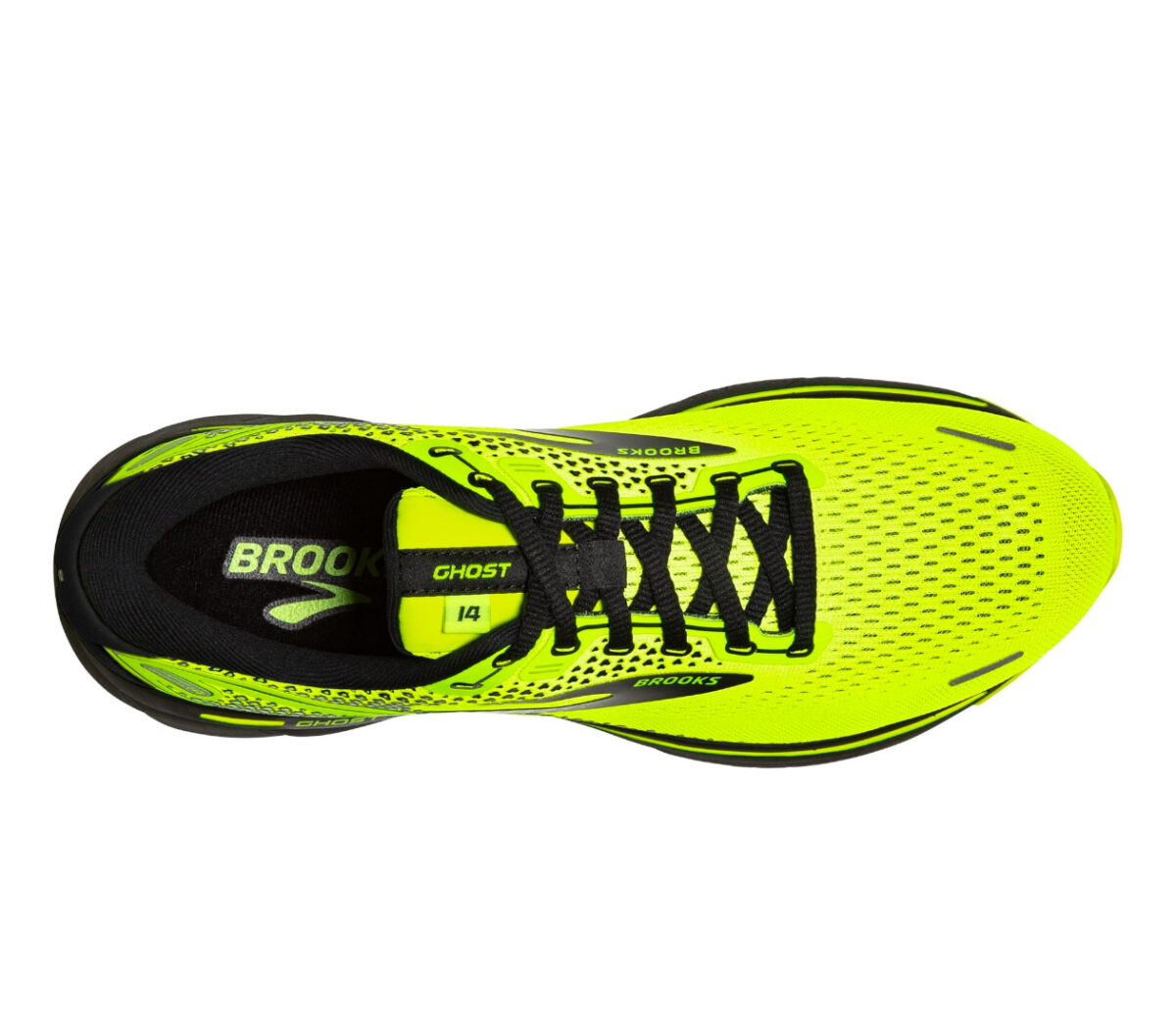 tomaia brooks ghost 14 uomo fluo