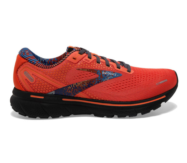 Scarpa Brooks ghost 14 uomo rosso arancio