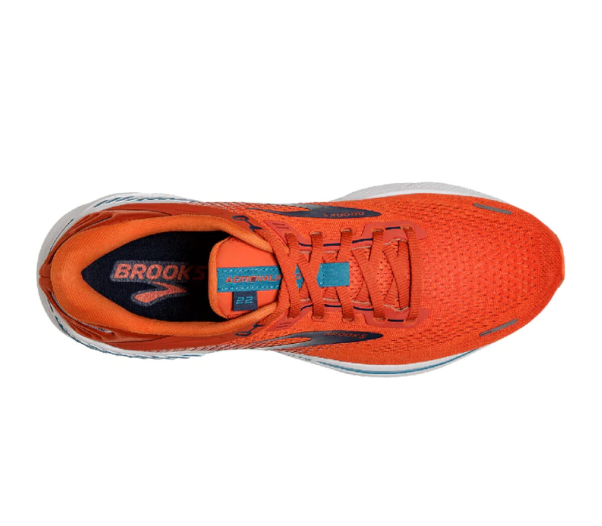 Tomaia Scarpa Brooks ghost 14 uomo arancione