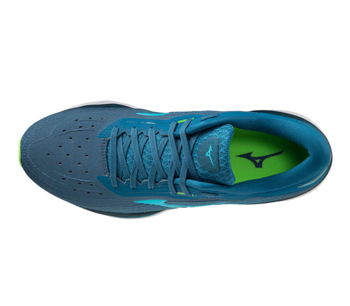 Tomaia Scarpa Mizuno Wave Sky 5 uomo blu