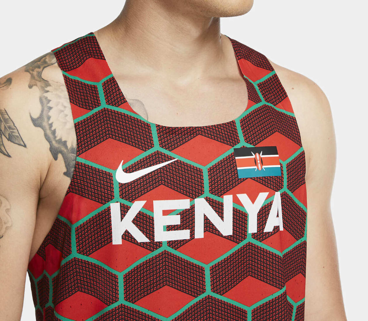 canotta nike kenya aeroswift da uomo