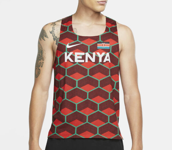 canotta nike kenya aeroswift da uomo
