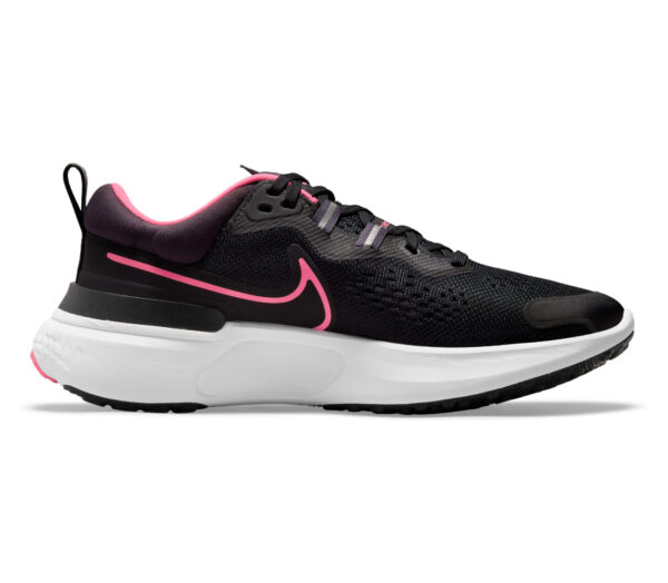 scarpa da running nike react miler donna nera e rosa