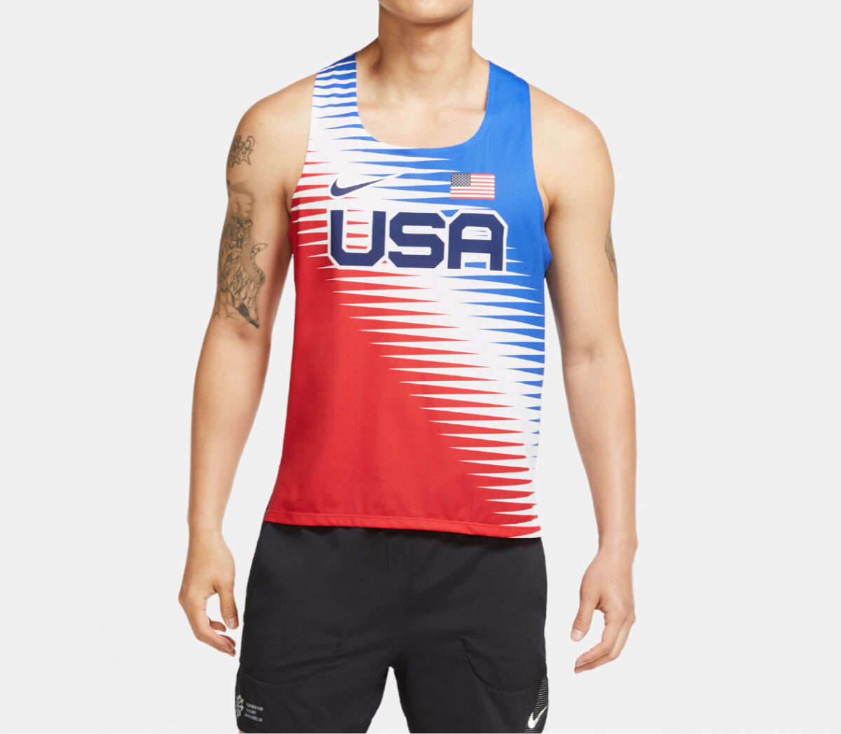 canotta da running uomo nike aeroswift team USA