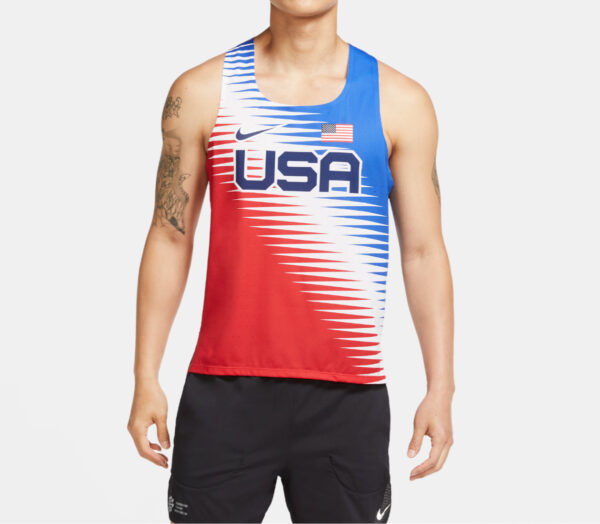 canotta da running uomo nike aeroswift team USA